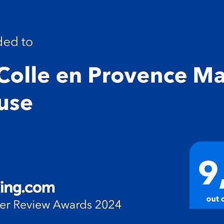 La Colle En Provence Main House Sigonce Exterior foto